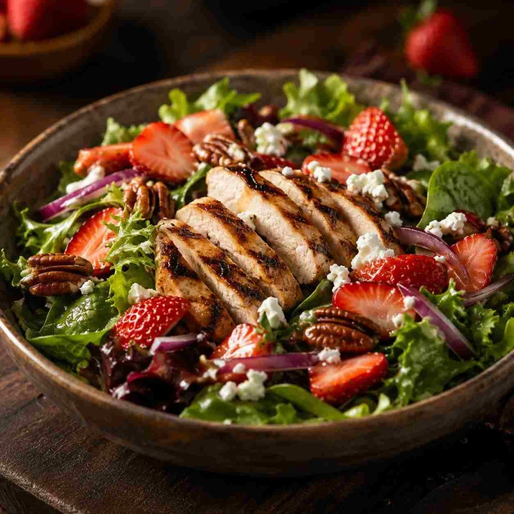 Grilled Chicken & Strawberry Lunch Salad