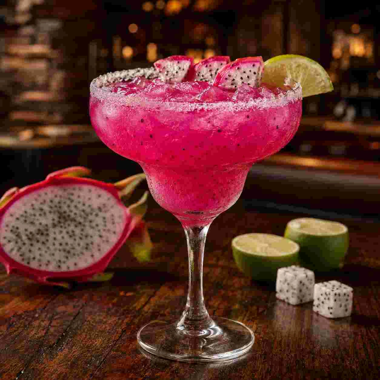 Longhorn Patrón Dragon Fruit Margarita Menu Prices, Calories & Nutrition’s Patrón Dragon Fruit Margarita
